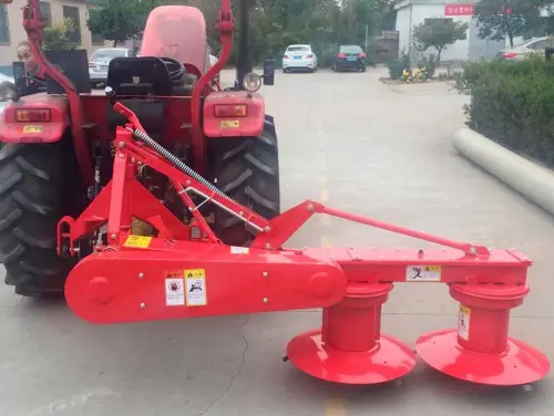 Segadora de platos para tres puntos